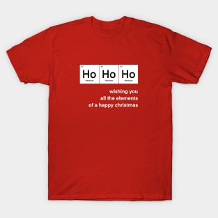 Ho Ho Ho Christmas Chemistry funny T-Shirt